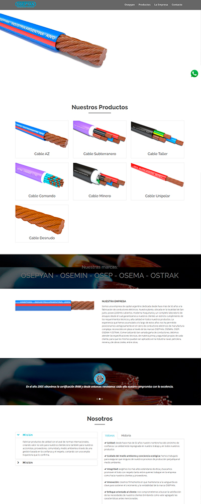web Osepyan cables